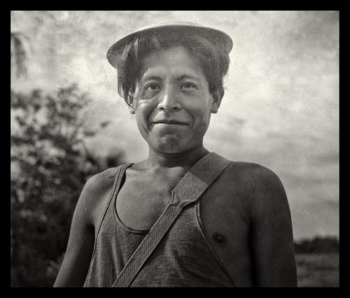 Portrait of Macushi man 