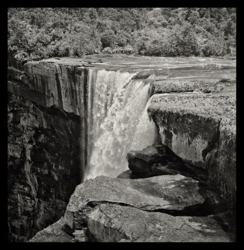 Kaieteur Falls - 741 ft. vertical drop - on  the Potaro River  - 1950