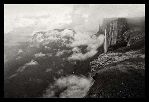 View from the ledge at the top of the Prow leading to the Summit