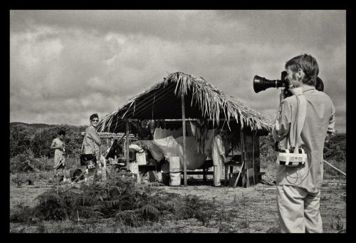 Maiurupai camp - (left to right) Maurice Barrow, Gordon Forsyth and Alex Scott