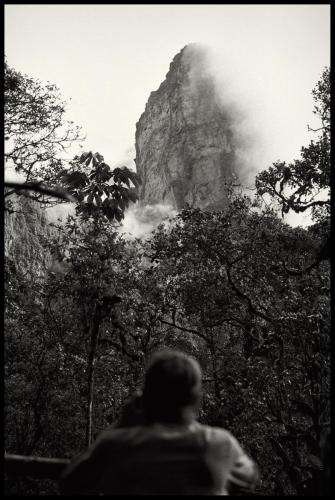 N.E. face of  Mount Roraima as viewed from camp 6